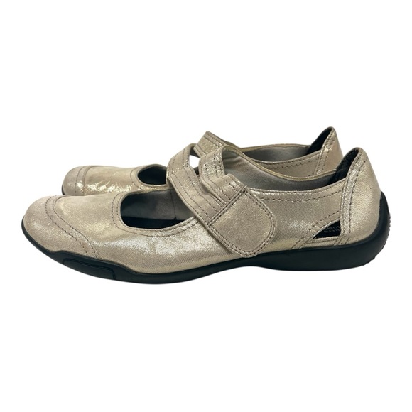 Rod Hommerson Chelsea Gold Metallic Leather Maryjane Comfort Shoes Women’s 11 - Picture 6 of 13